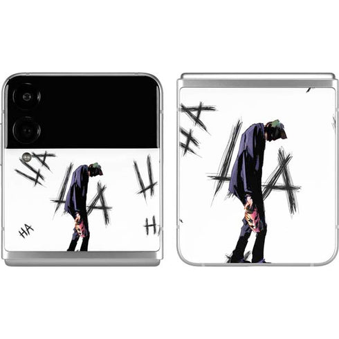 DC Comics The Joker HAHAHA Walking Galaxy Z Flip4 5G Skin